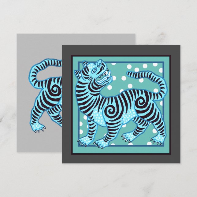 Blue Thai Tiger (Front/Back)