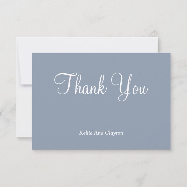 Blue Thank You Cards (Front)