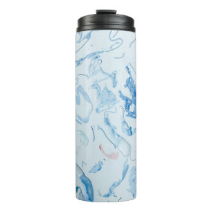 Blue Thermal Tumbler