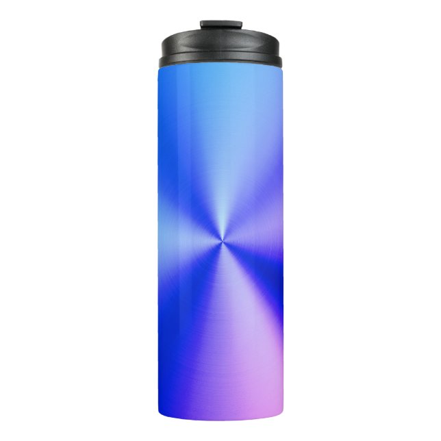 blue  thermal tumbler (Front)