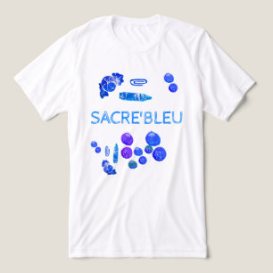 Blue Things Art Print Tri-Blend Shirt