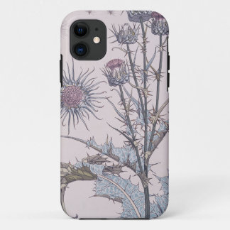 Blue Thistle iPhone 11 Case