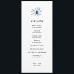 Blue thistle wedding ceremony program programme<br><div class="desc">Blue thistle wedding ceremony program Can be fully customised to suit your needs. © Gorjo Designs. Made for you via the Zazzle platform. // Looking for matching items? Other stationery from the set available in the ‘collections’ section of my store. // Need help customising your design? Got other ideas? Feel...</div>