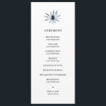 Blue thistle wedding ceremony program programme<br><div class="desc">Blue thistle wedding ceremony program Can be fully customised to suit your needs. © Gorjo Designs. Made for you via the Zazzle platform. // Looking for matching items? Other stationery from the set available in the ‘collections’ section of my store. // Need help customising your design? Got other ideas? Feel...</div>
