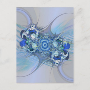 Blue thorn postcard