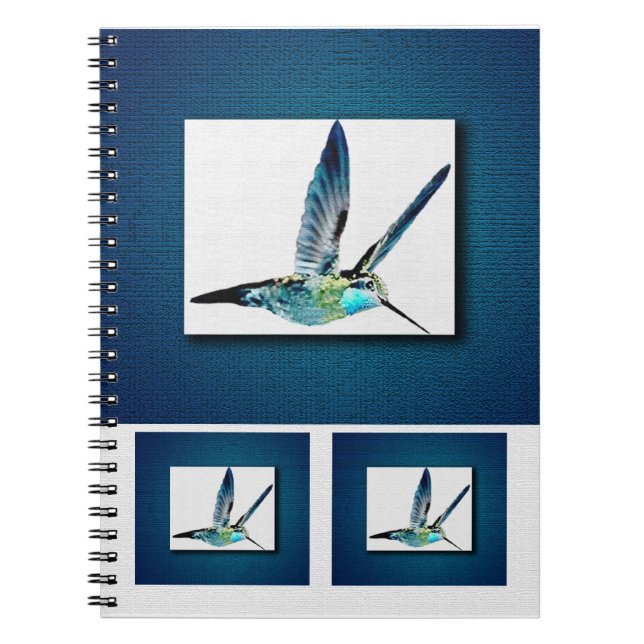 Blue Throated Hummingbird Notebook (Front)