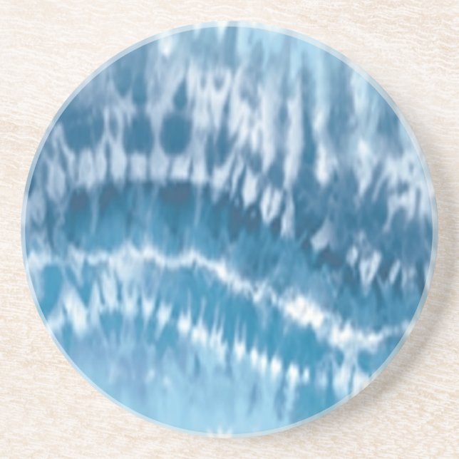 Blue Tie Dye Coaster (Front)