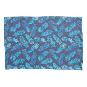 Blue Tie Dye Pineapples Pillowcase
