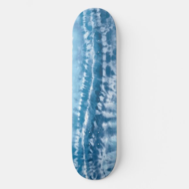 Blue Tie Dye Skateboard (Front)