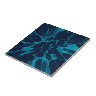 Blue Tie-dye Tile