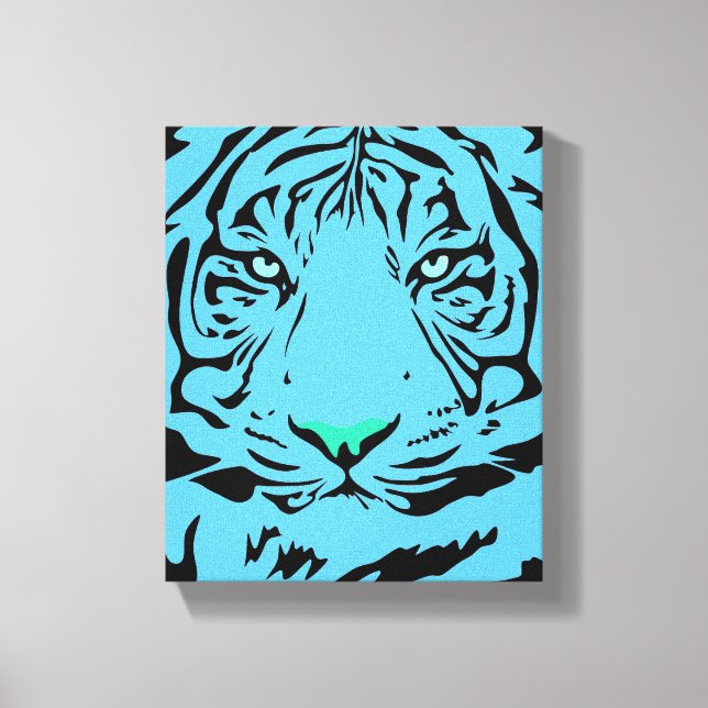 Blue Tiger Canvas Print (Front)