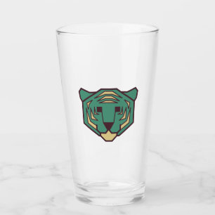 Blue Tiger Head Glass