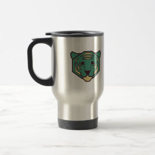 Blue Tiger Head Travel Mug