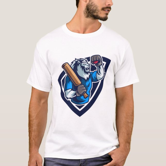 Blue tiger T-Shirt (Front)