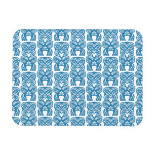 Blue Tiki Good Luck Figure Symbol Magnet