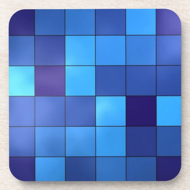 blue tiles coaster (Front)
