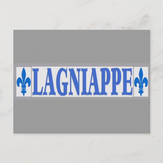 Blue Tiles Lagniappe Postcard (Front)