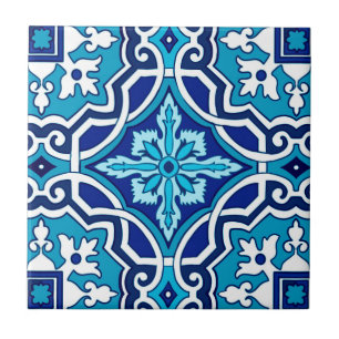 Blue tiles,Mediterranean tiles,majolica Tile