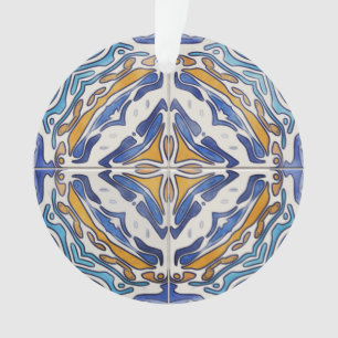 Blue Tiles Ornament