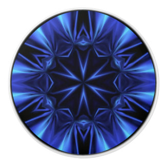 Blue Time Warp ~ Inspired By The Milky Way Galaxy  Ceramic Knob