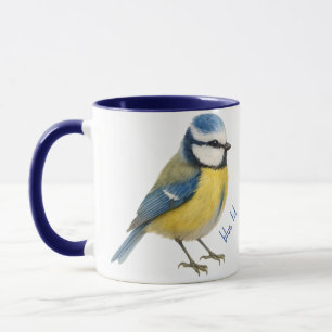 Blue Tit Bird Mug Nature Lover Gift