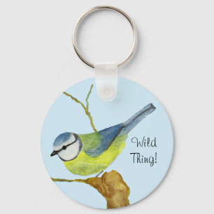 Blue Tit Key Ring