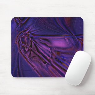 Blue to purple faded texture and digital scratches mouse mat