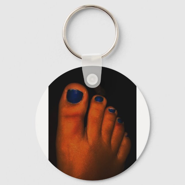 BLUE TOES KEY RING (Front)