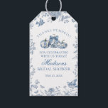 Blue Toile Pumpkin French Fall Bridal Shower Favou Gift Tags<br><div class="desc">Elevate your autumn celebrations with our Fall Toile theme party decor, featuring detailed floral blue toile on a warm white background and fresh pumpkins adorned with blue floral Chinoiserie prints. This French-inspired design captures the crisp and fresh essence of fall. The intricate toile de Jouy pattern adds a touch of...</div>