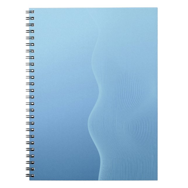 Blue Tone Notebook with Accents (Front)