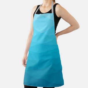 Blue Tones Polygonal Apron