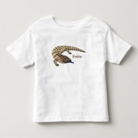 Blue tongue lizard reptile cartoon