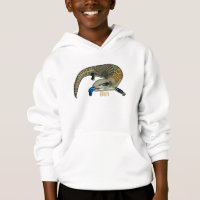 Blue-tongued skink cartoon illustration