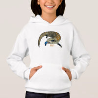 Blue-tongued skink cartoon illustration