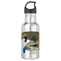 Blue-tongued skink cartoon illustration