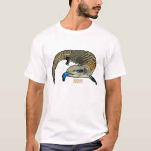 Blue-tongued skink cartoon illustration T-Shirt