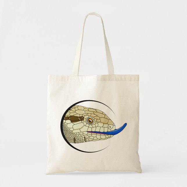 blue tongued skink (ij) tote bag (Front)