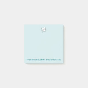 Blue Tooth and Brush Post-it Notes