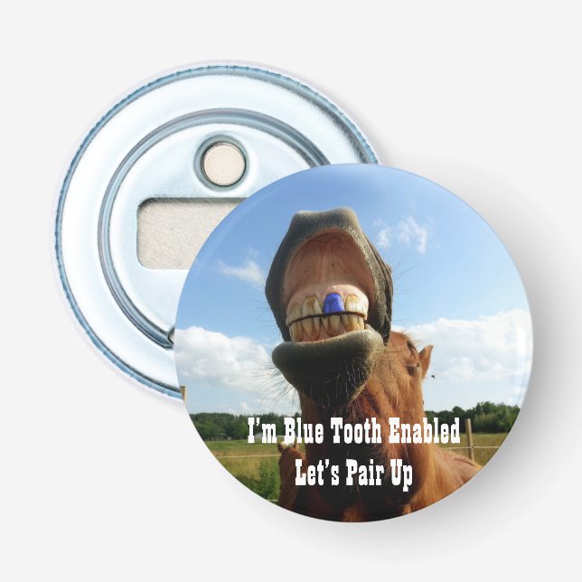 Blue Tooth Enabled Horse Bottle Opener (Front)