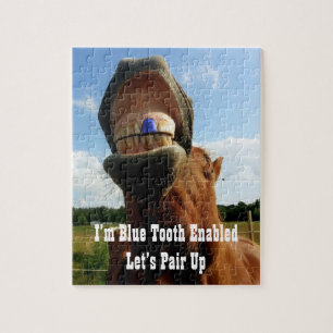 Blue Tooth Enabled Horse Jigsaw Puzzle