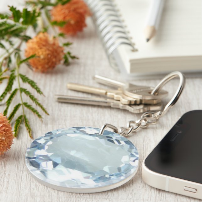 Blue Topaz 1 Key Ring (Front Right)