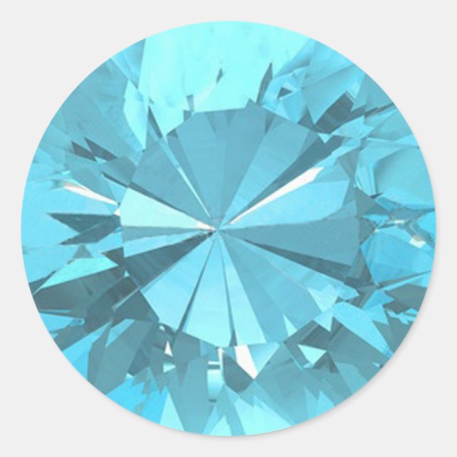 Blue Topaz 3 Sticker (Front)