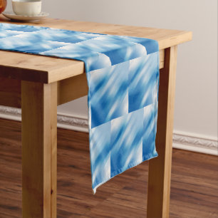 Blue topaz long table runner