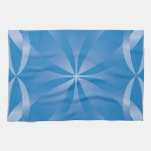 blue topaz pattern tea towel