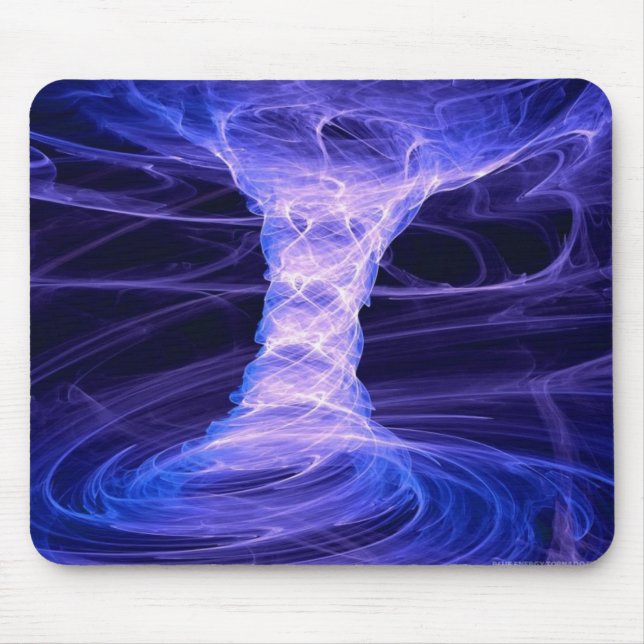 Blue Tornado Space Mousepad (Front)