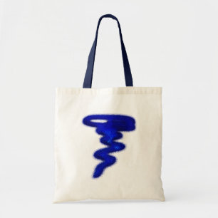 Blue Tornado Tote Bag