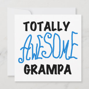 Blue Totally Awesome Grampa T-shirts and Gifts