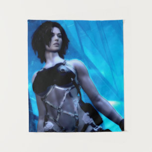 Blue Toxin tapestry
