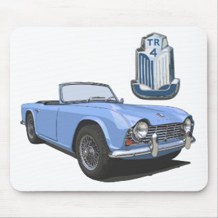 Blue TR4 Mouse Mat
