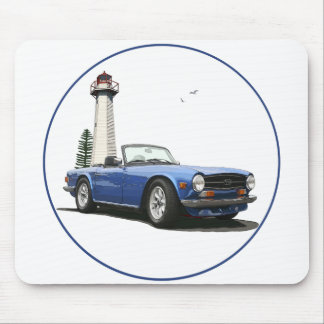 Blue TR6 Mouse Mat